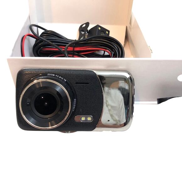 Sendow Tek Car Dash Camera HD Dual Lens Card DVR Front and Back 4.5 inch screen - Picture 7 of 16